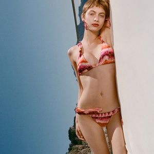 Zara limited edition printed bikini set